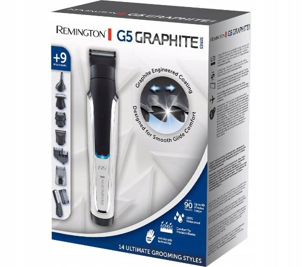 Remington PG5000 Multigroomer Trimmer up to 90 minutes of operation 6 attachments Brand Remington