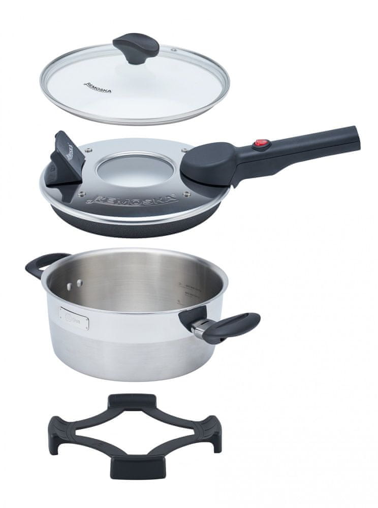 Remoska Dua Glass D51F/10 2 l silver/grey 400 W