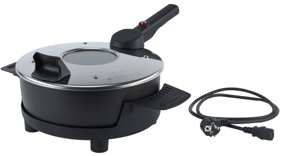Remoska Prima Glass P32F/01 4 l black 580 W