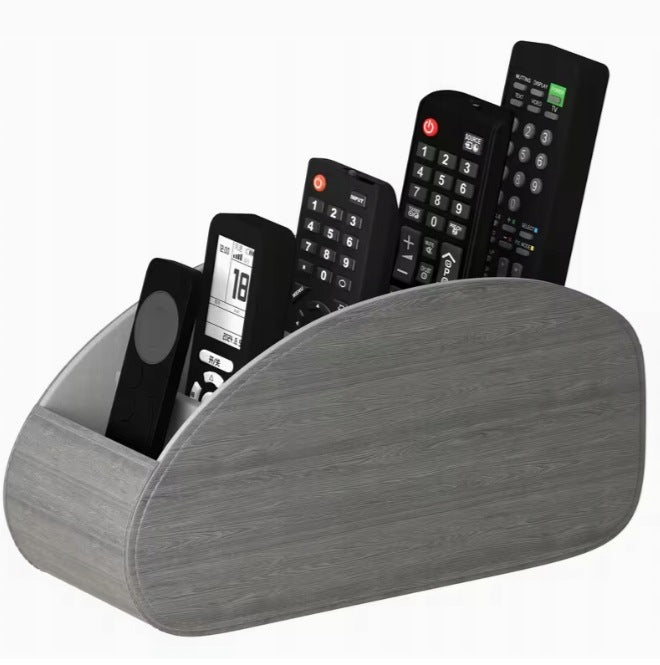 Remote Control Stand Organizer Container Box Large Case Grey White Case