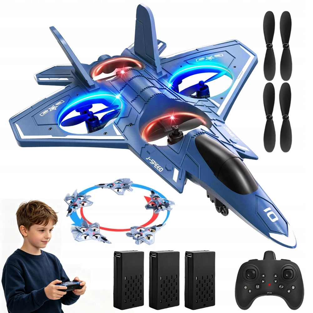 Remote Controlled Airplane Rc With Lights For Beginners 50-100m Gift