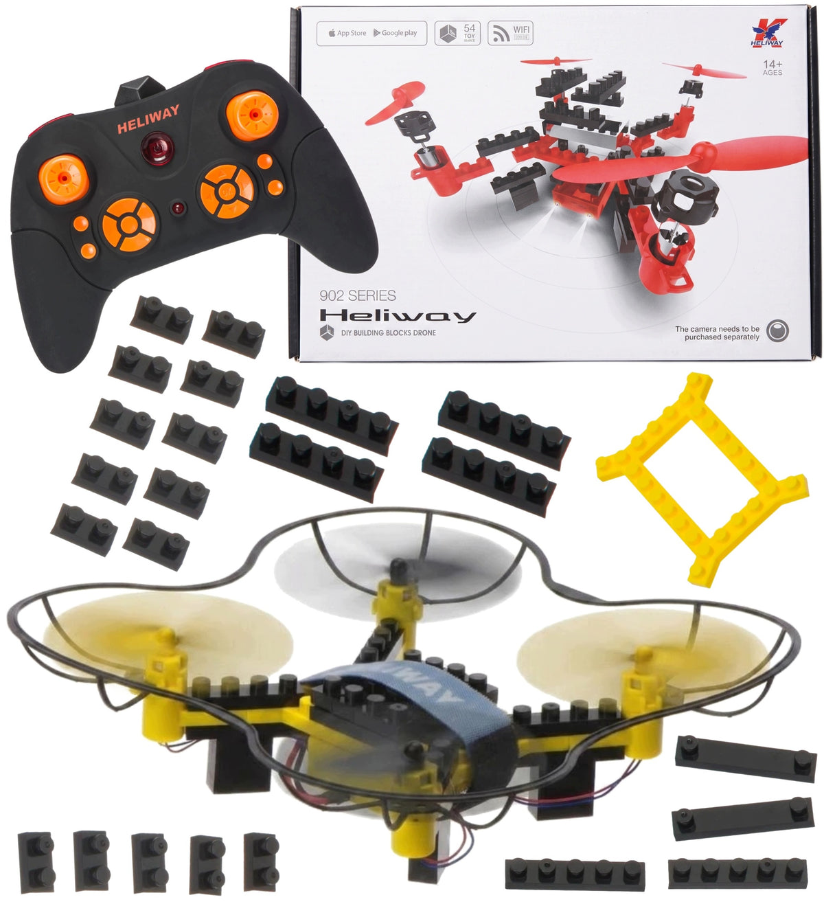 Remote Controlled Drone with DIY Blocks for Self-Assembly
