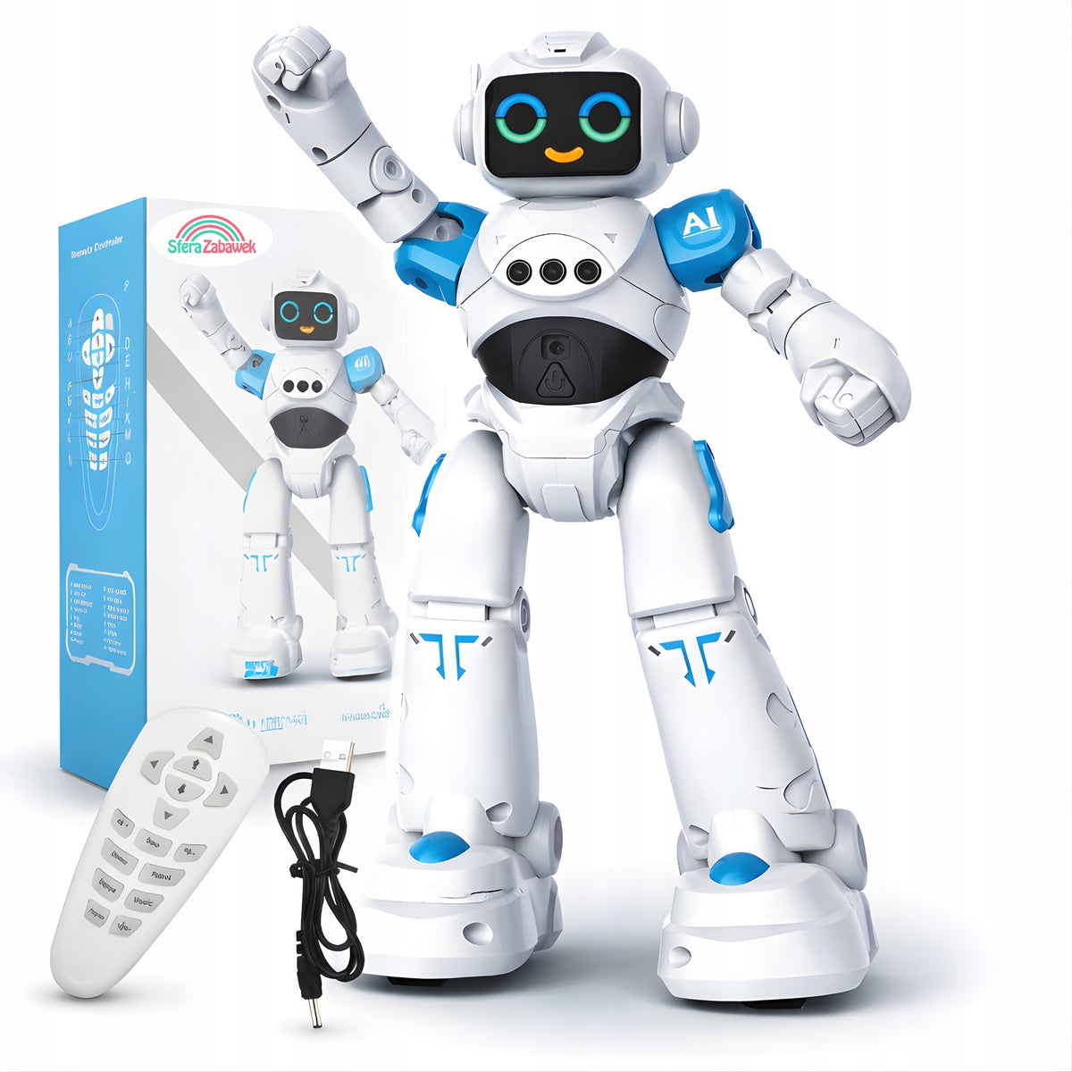 Remote Controlled Interactive Robot Ai Talking Gesture Sensor