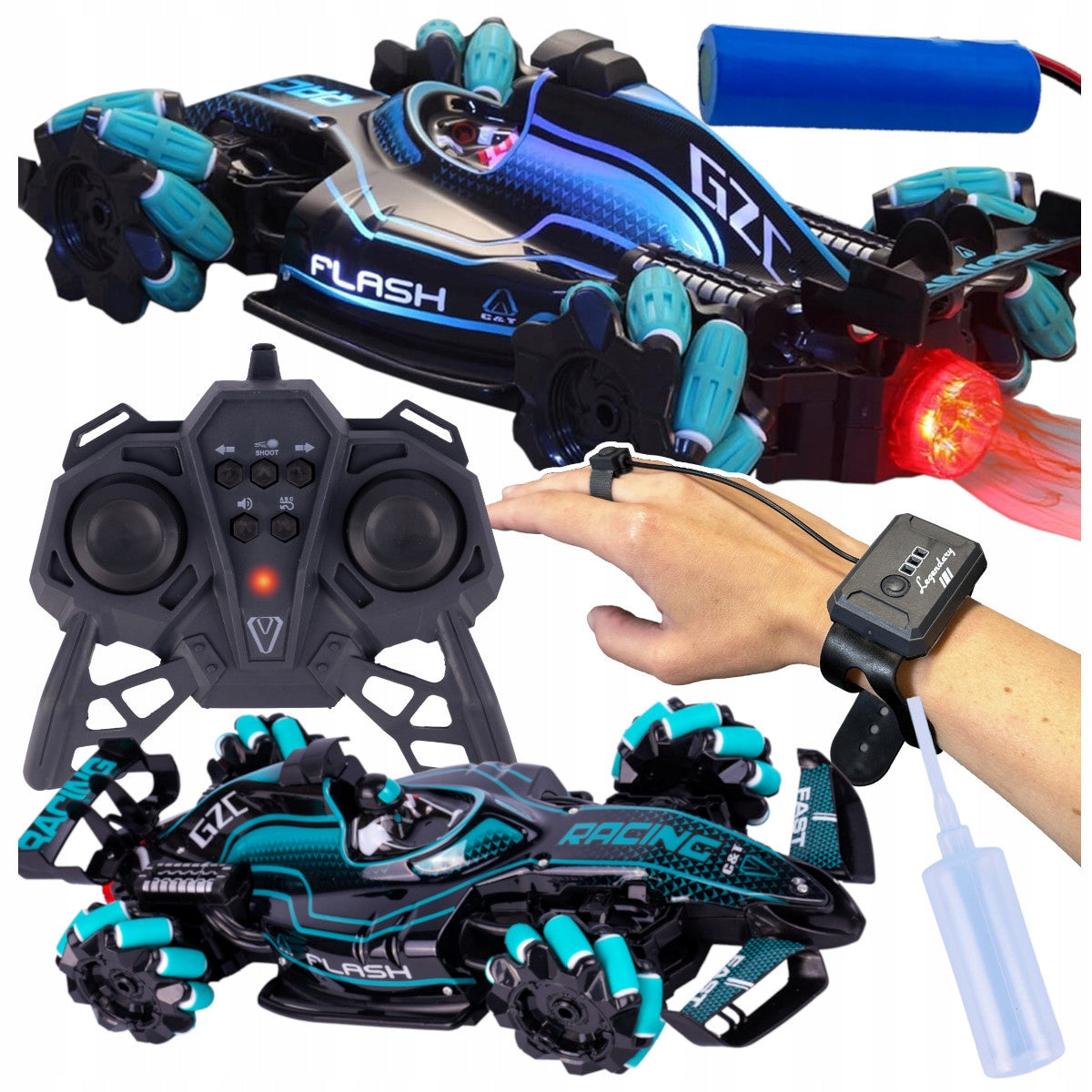 Remote Controlled LARGE Car DRIFT CAR Auto GESTURE Controlled Hand Remote Control Packaging status original