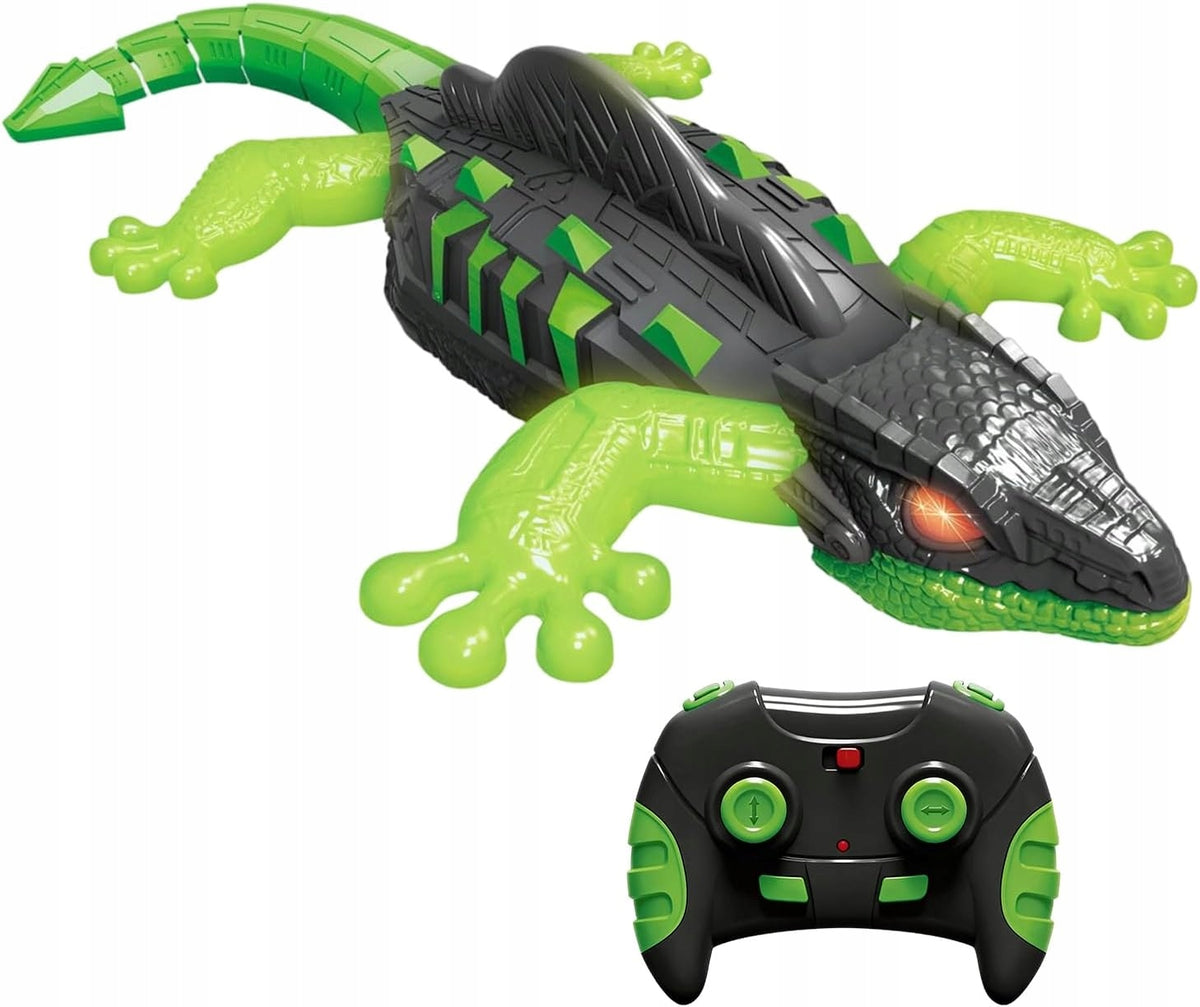 Remote Controlled Lizard Walking on Walls with LED Effects Gecko Fresh