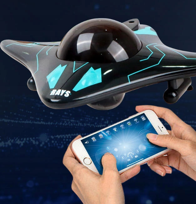 Remote Controlled RC Boat With Underwater Camera Led Lights Gifts Pool Kid's age 8＋ years