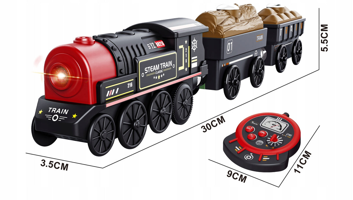 Remote Controlled Retro Steam Train Classic 30cm Brand Sferazabawek