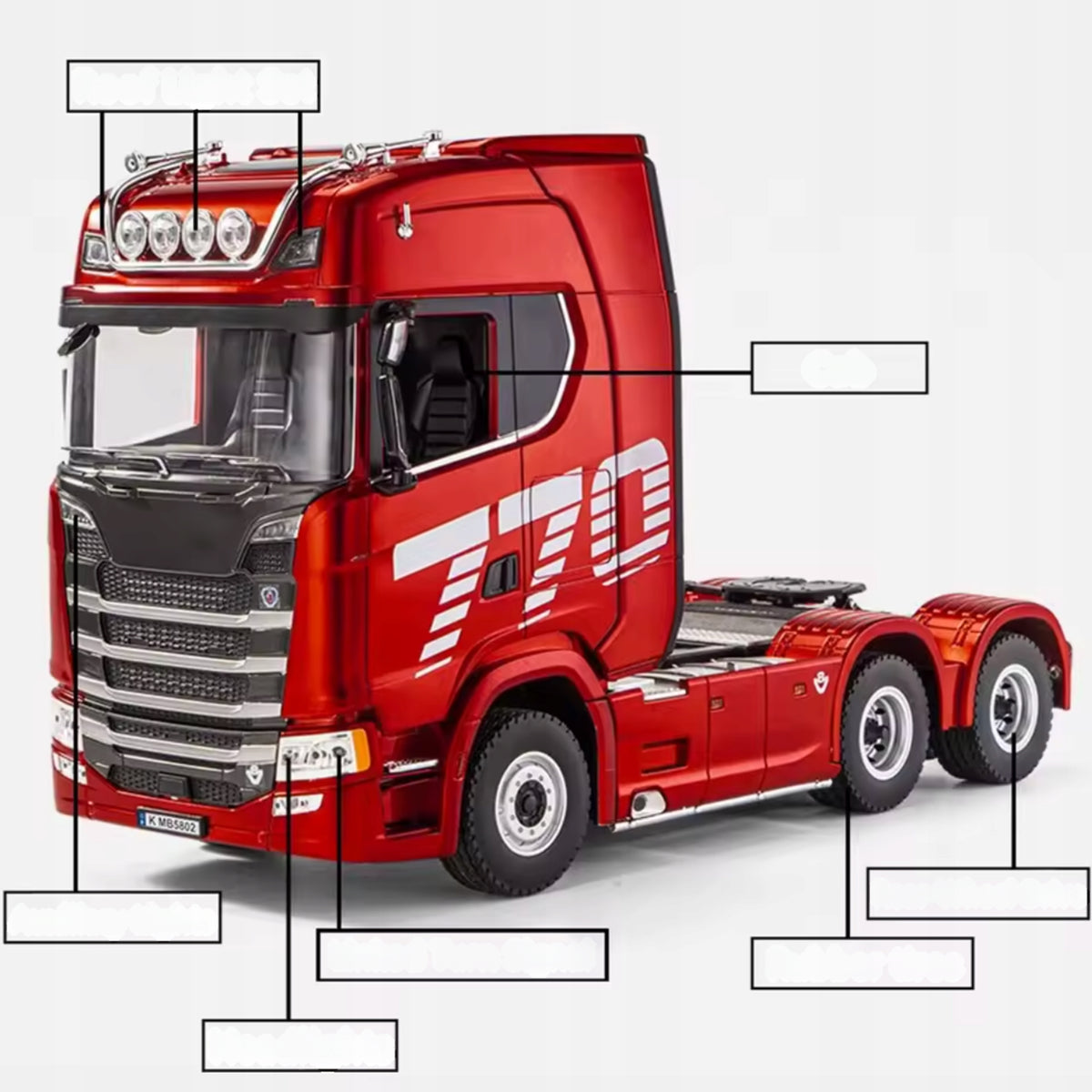 Remote Controlled Truck RC Huina 1501 TIR Remote Control Toy Sound Manufacturer code 1501