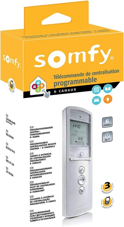 Remote control SOMFY 2401101 Telis 6 Manufacturer code 2401101