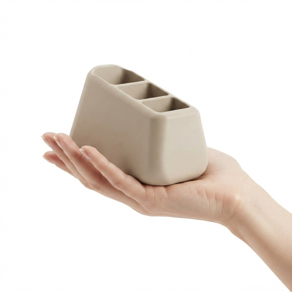 Remote control stand beige RTV organizer 3 compartments Packaging status original