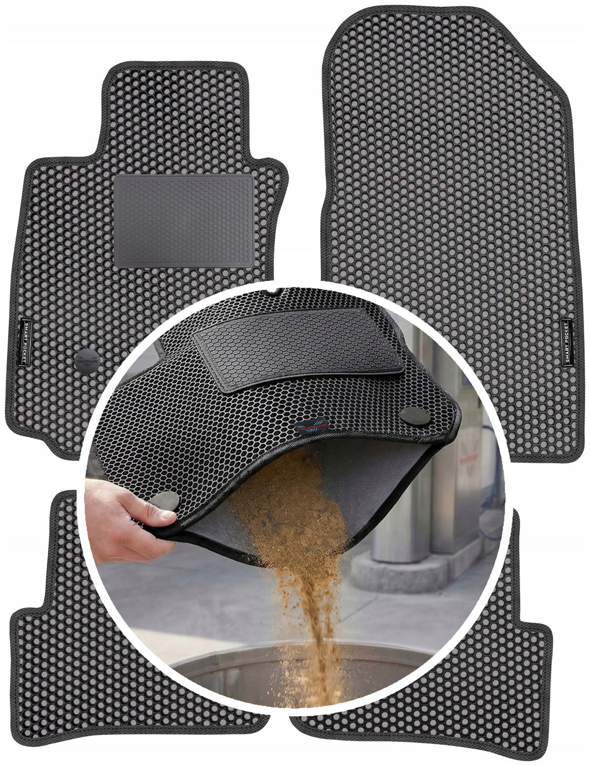 Renault Clio III 2005-2012 EVA SMART POCKET Rugs