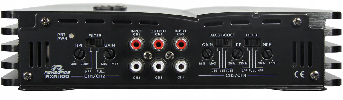 Renegade RXA1100 - four-channel amplifier, RMS power 4x75 Watt at 4 Ohm EAN (GTIN) 4251476410961