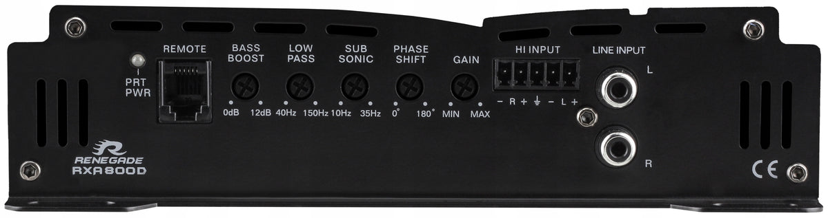 Renegade RXA800D Powerful 1x400W RMS Single Channel Car Amplifier Brand Renegade