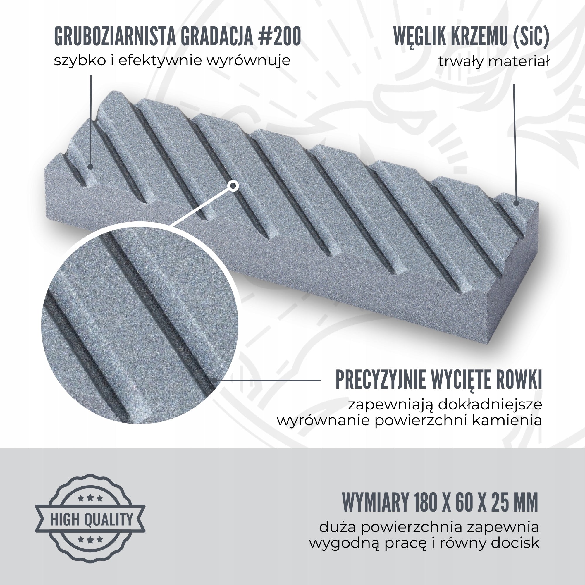 Repair stone BACHER #220 for leveling the surface of water stones Packaging status original