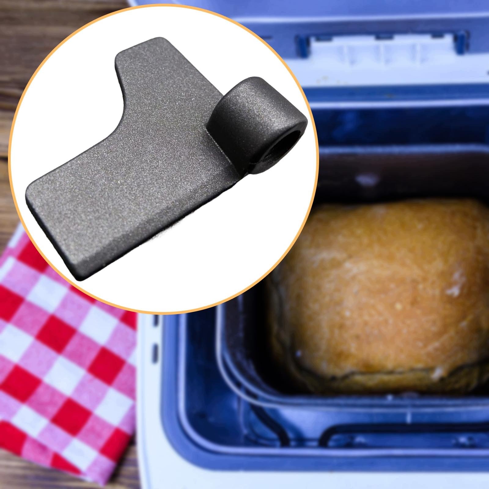 Replacement Mixing Paddle Lightweight Portable Bread Maker 68x20x48mm