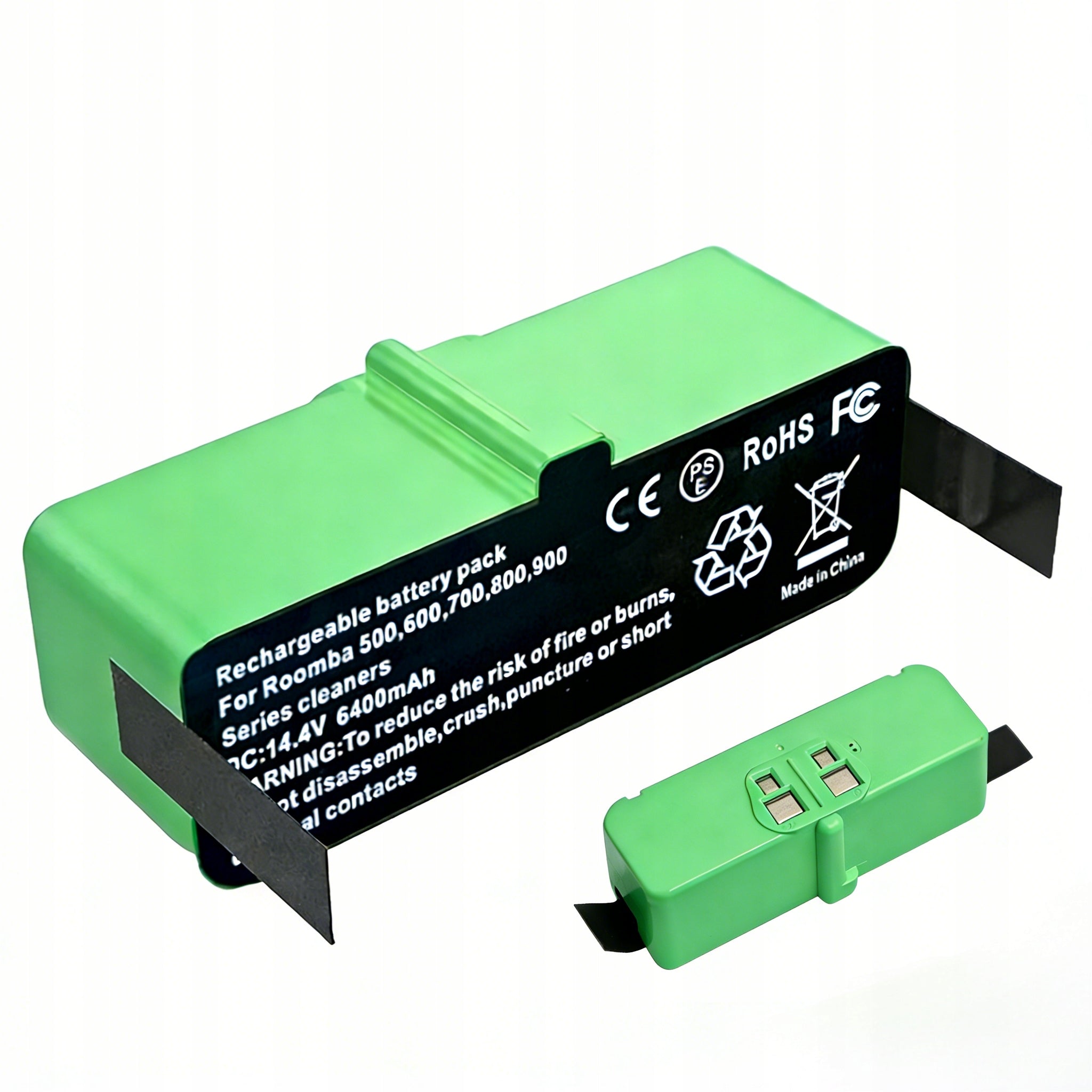 Replacement battery 6400mAh for vacuum cleaners 890/891/895/960/980/986
