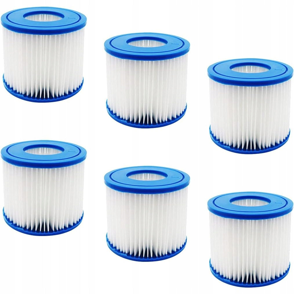 Replacement filter 6pcs for Bestway, Lay-Z-Spa, Coleman SaluSpa 90352E 58323