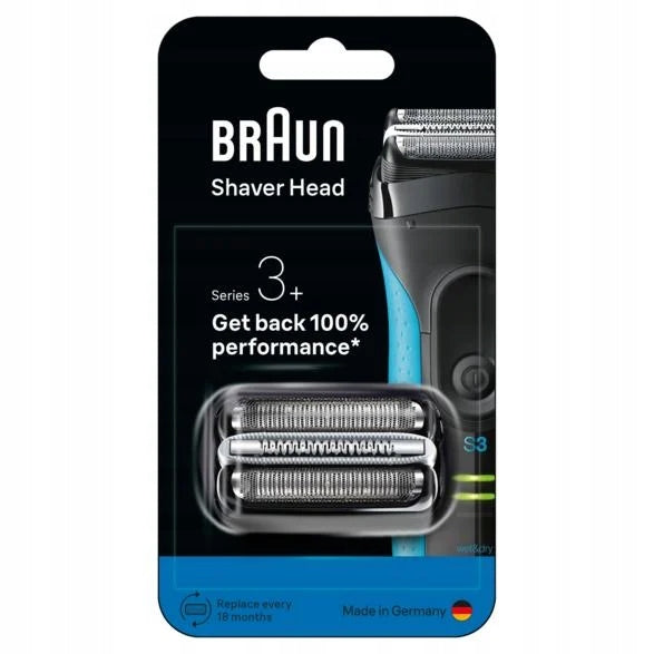 Replacement head BRAUN Series 3+ 32B Black