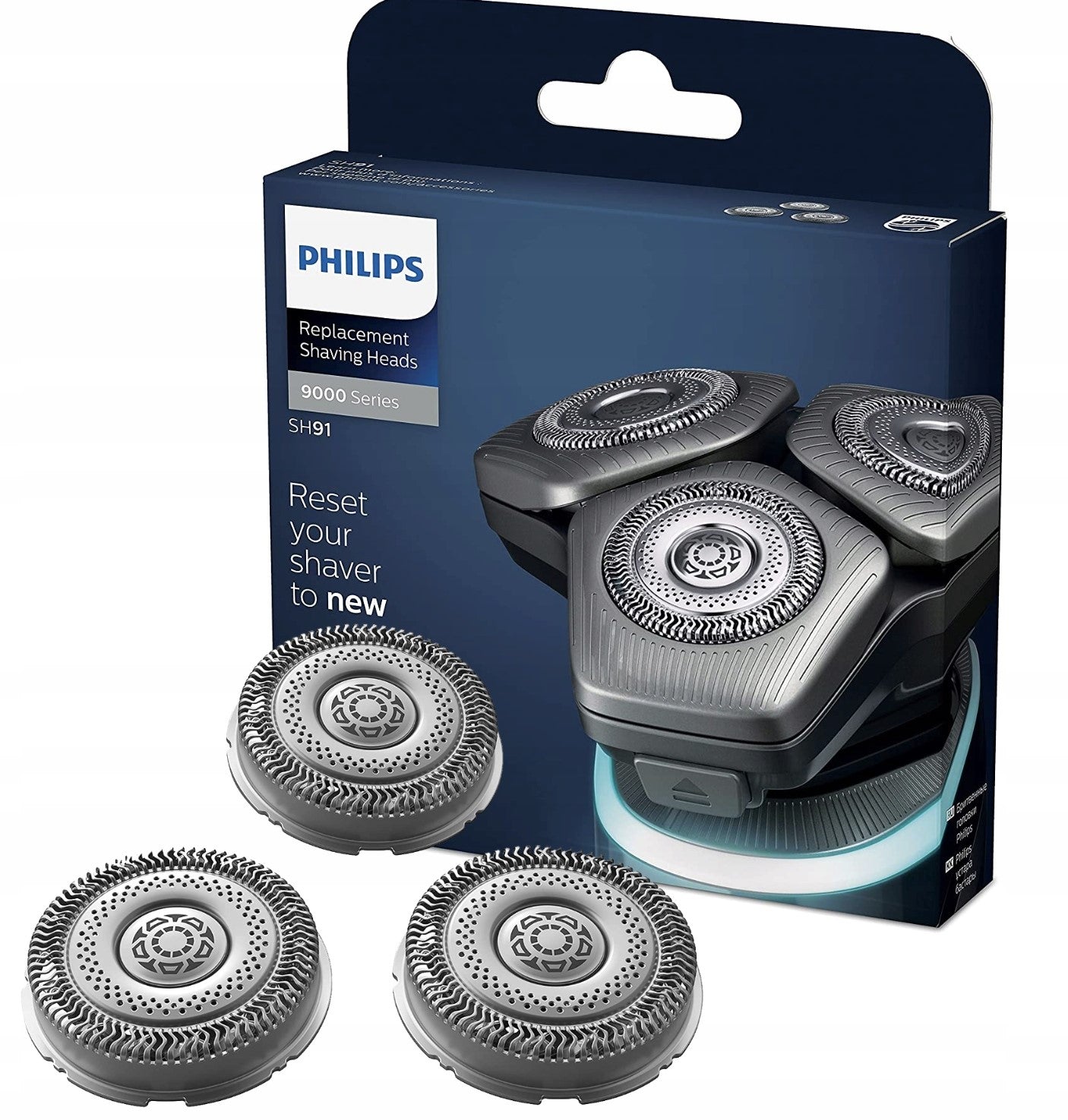 Replacement shaving heads for Philips SH91/50 shaver