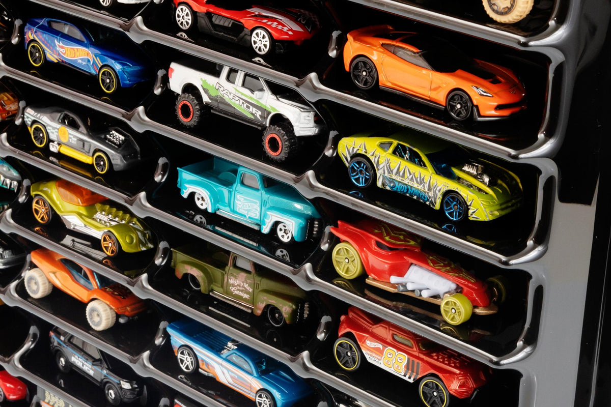 Resoraki Shelf Cars 60 Seats Wall Organizer Edger Black Packaging status original