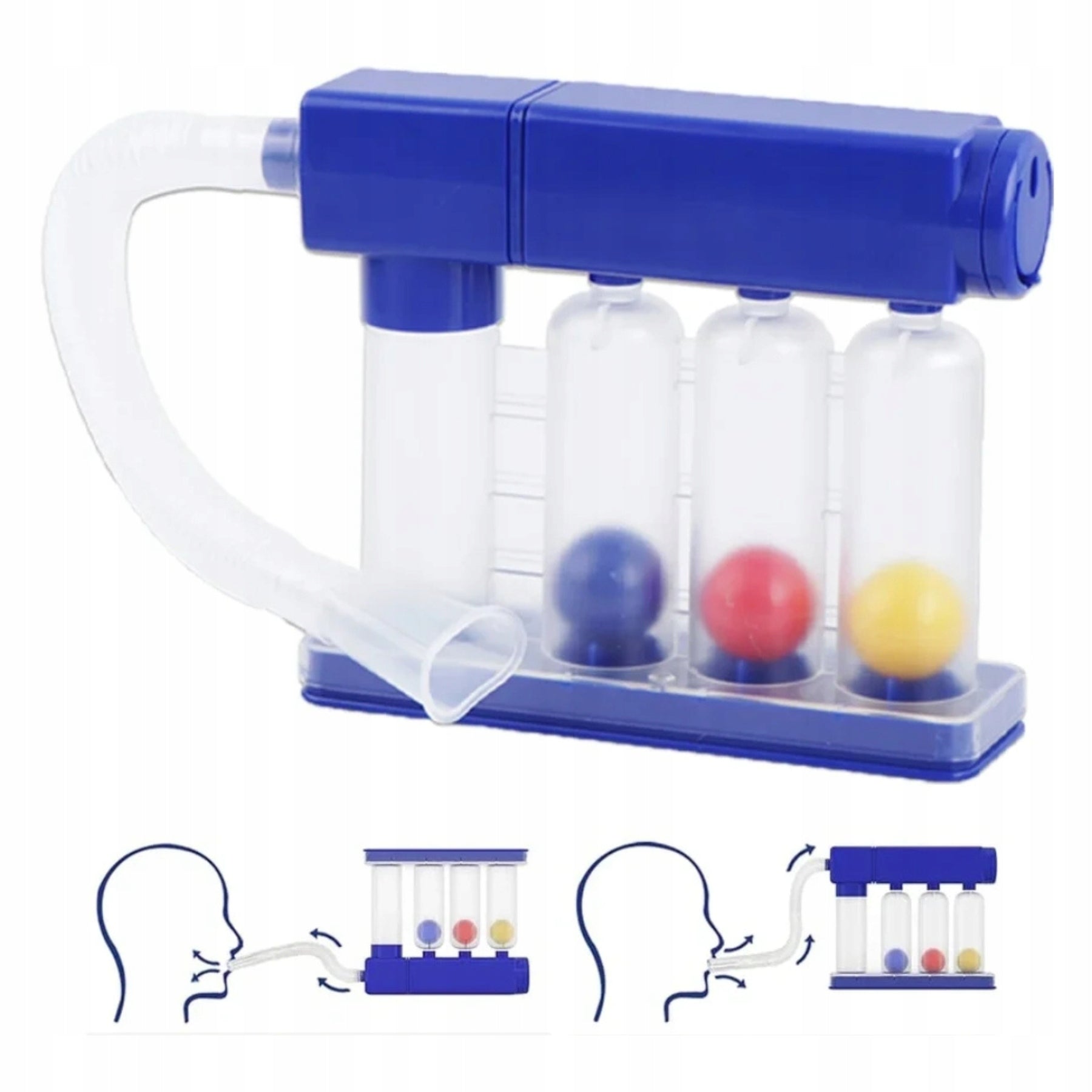 Respiratory Exercise Equipment TRAINER Spirometr RESPIPROGRAM Apparatus Packaging status original