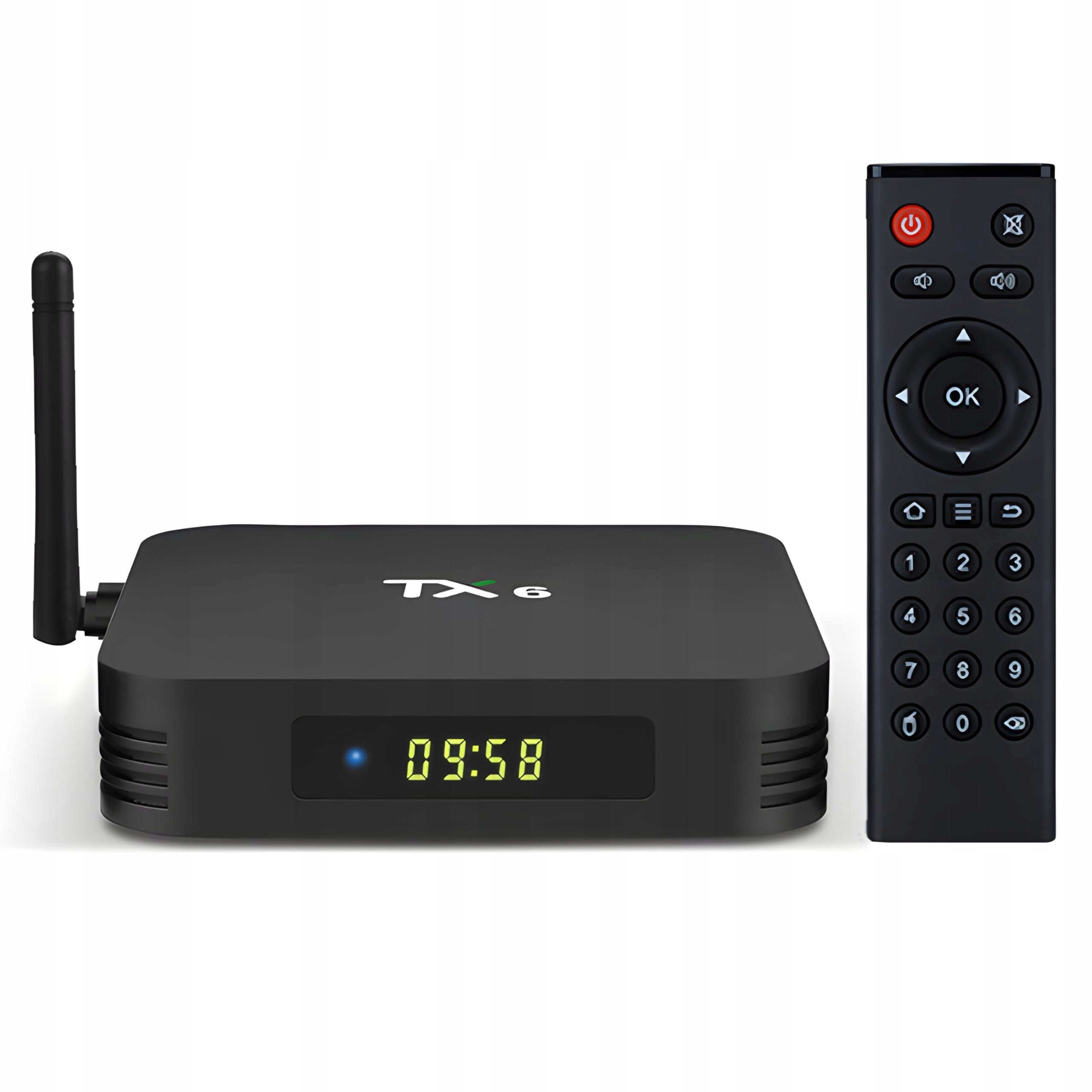 Retoo Android Tv Box TX6 Smart Tv Box with Remote Control