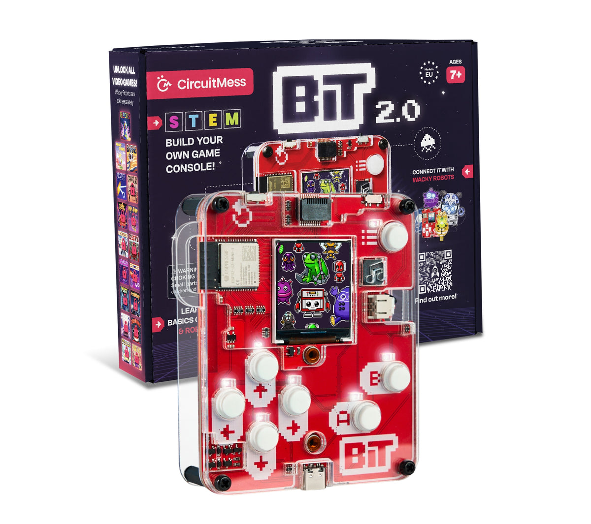 Retro BIT Game Console (Self-Assembly) DIY Manufacturer code BIT