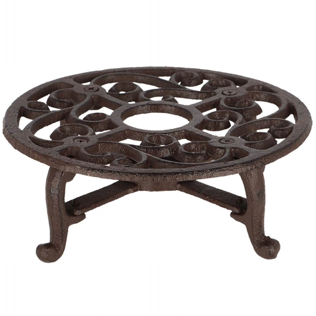 Retro Cast Iron Round Heater for Tea Pot for Candle