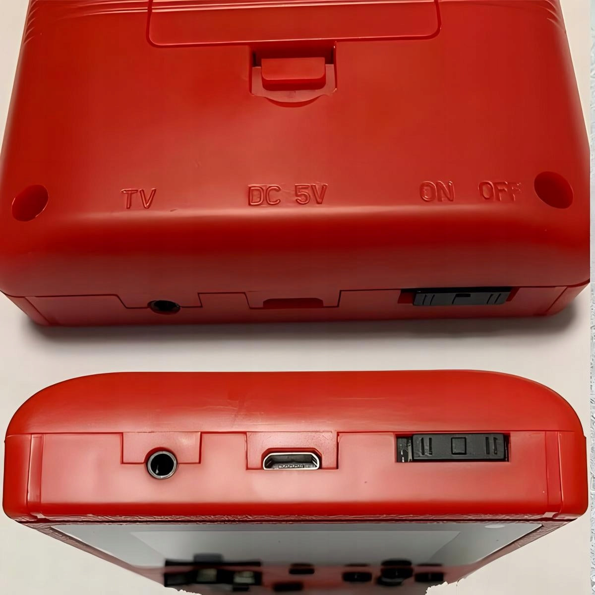Retro Console 500 Games + Pad Mini Portable TV Game For Baby Red Manufacturer code ToyJoyPL Czerwona