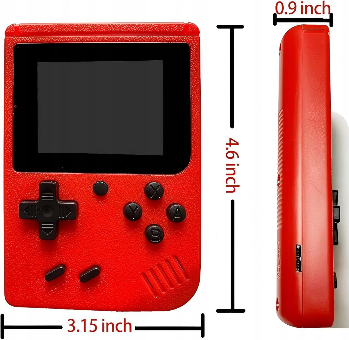 Retro Console 500 Games + Pad Mini Portable TV Game For Baby Red Packaging status original