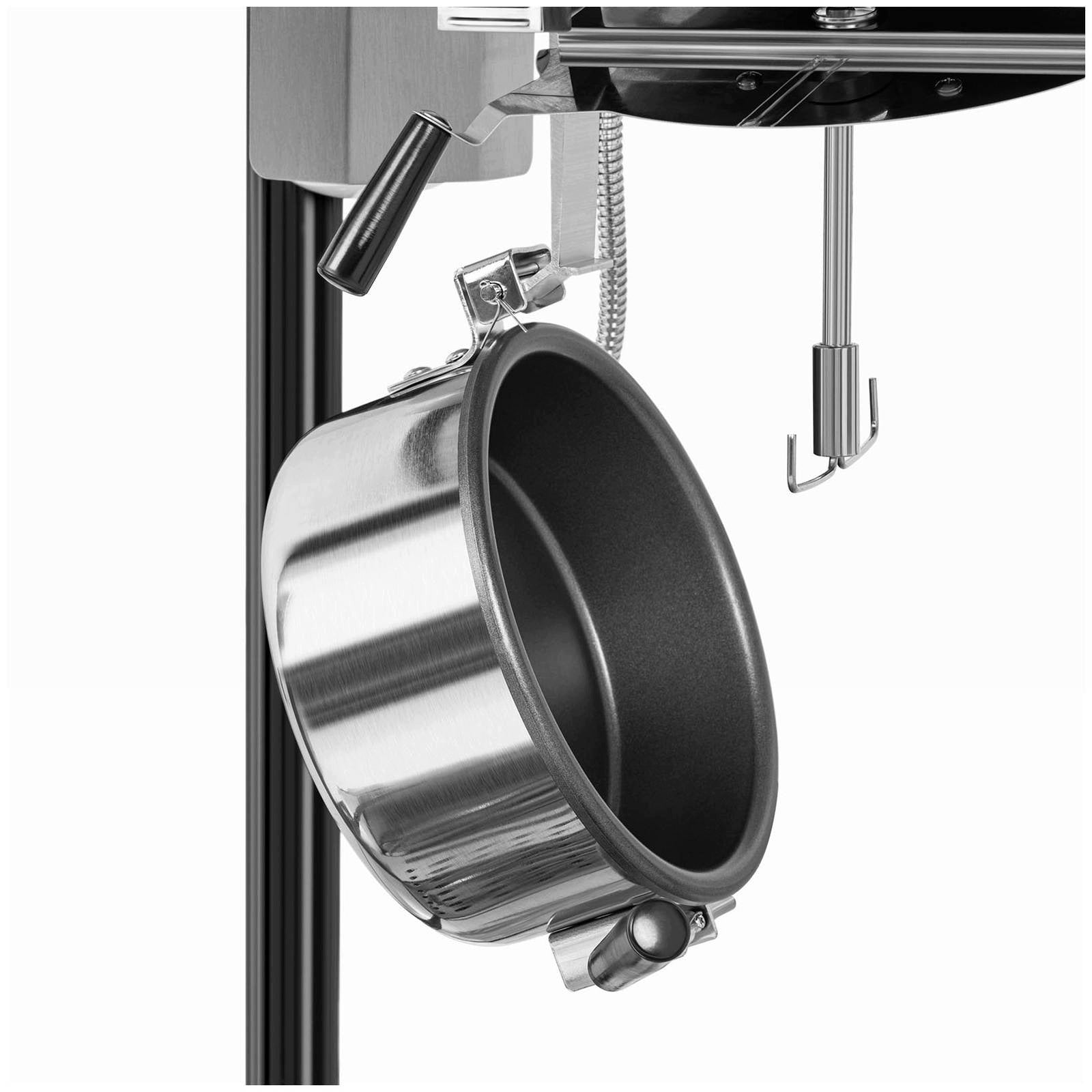 Retro popcorn machine - black and gold - 1500 W - 5 kg/h / 10011100 Manufacturer code RCPS-BG1