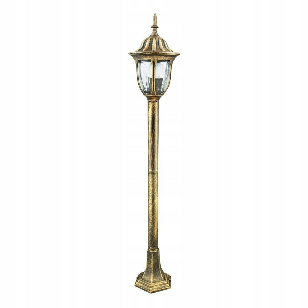 Retro standing garden lamp Florence 100cm E27 IP43 patina Goldlux