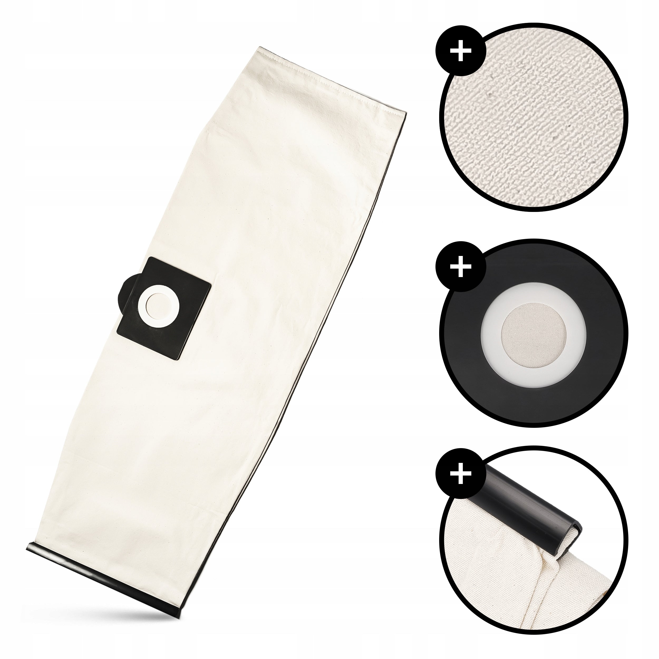 Reusable bag for vacuum cleaner Karcher WD 3 SE 4001 strong resistant filter Manufacturer code Worek wielokrotnego użytku do odkurzacza