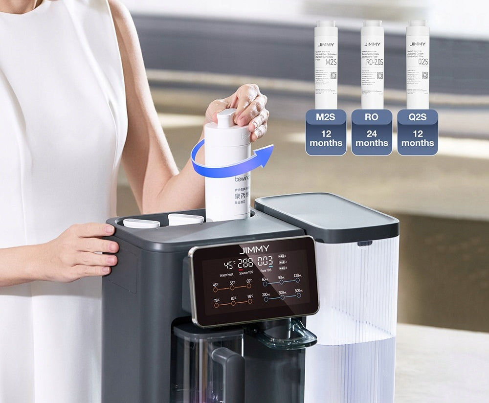 Reverse Osmosis Countertop Water Filter with Mineralization JIMMY R9 98°C Packaging status original