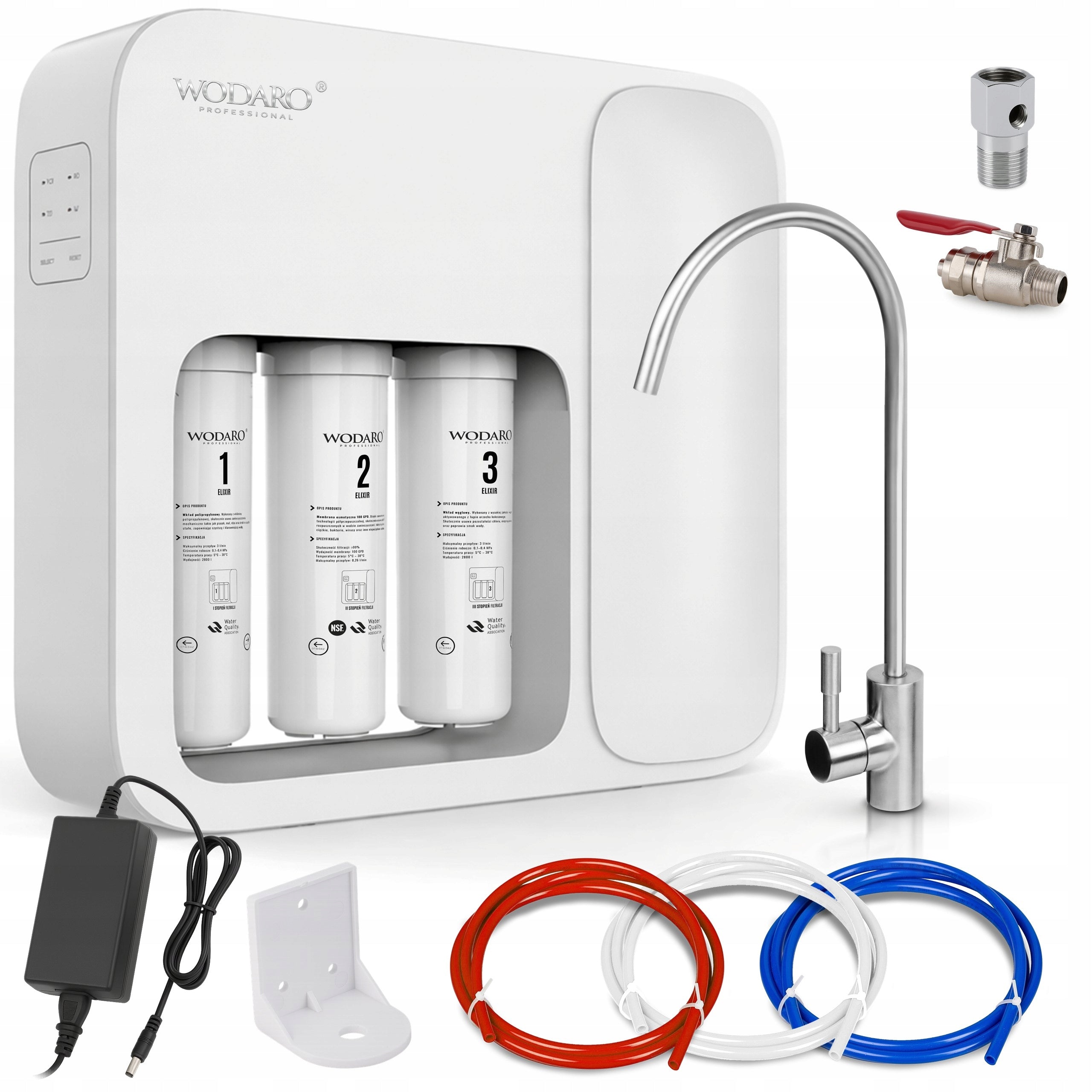 Reverse Osmosis System WODARO ELIXIR Reverse Osmosis RO5 Filter for Kitchen