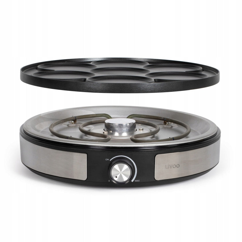 Reverse pancake maker Livoo DOP247, 1500 W, 1 x Ø33 or 7 x Ø10 Model DOP247