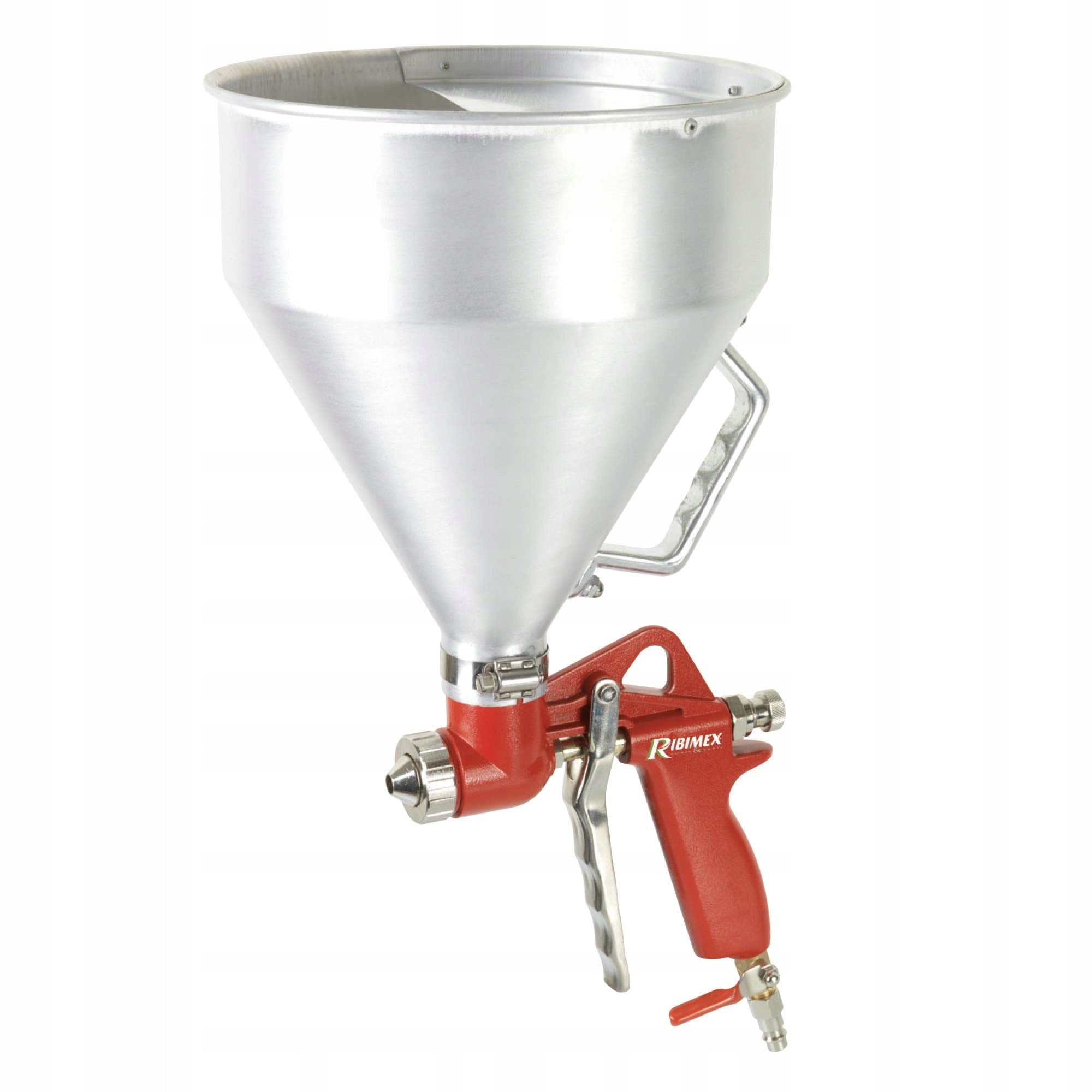 Ribitech Funnel gun for plaster 45L, code 3620, aluminium grey