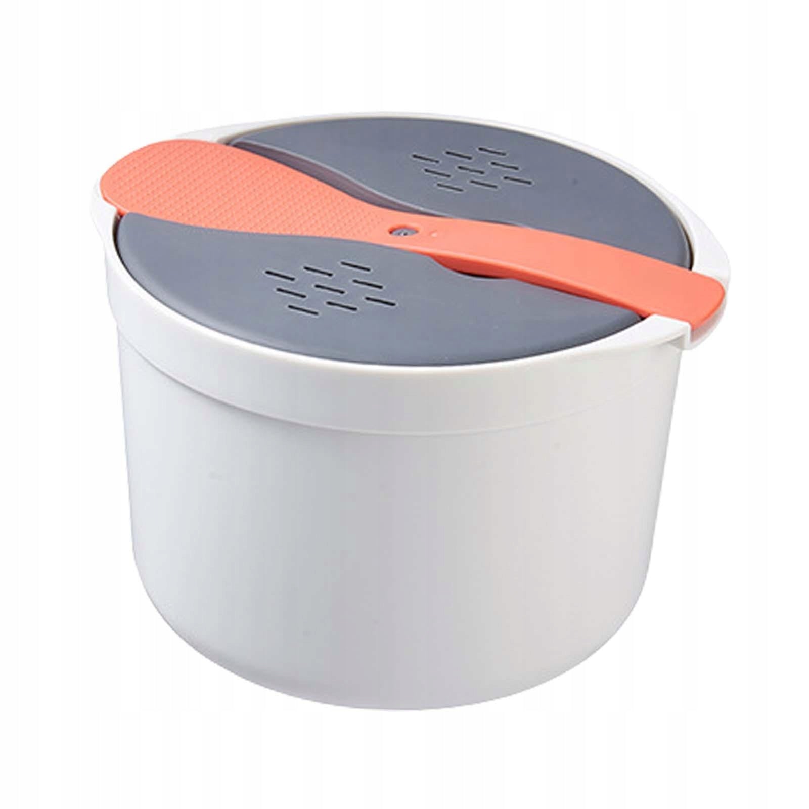 Rice Cooker Steamer Microwave Rice Cooker Orange Line as described
