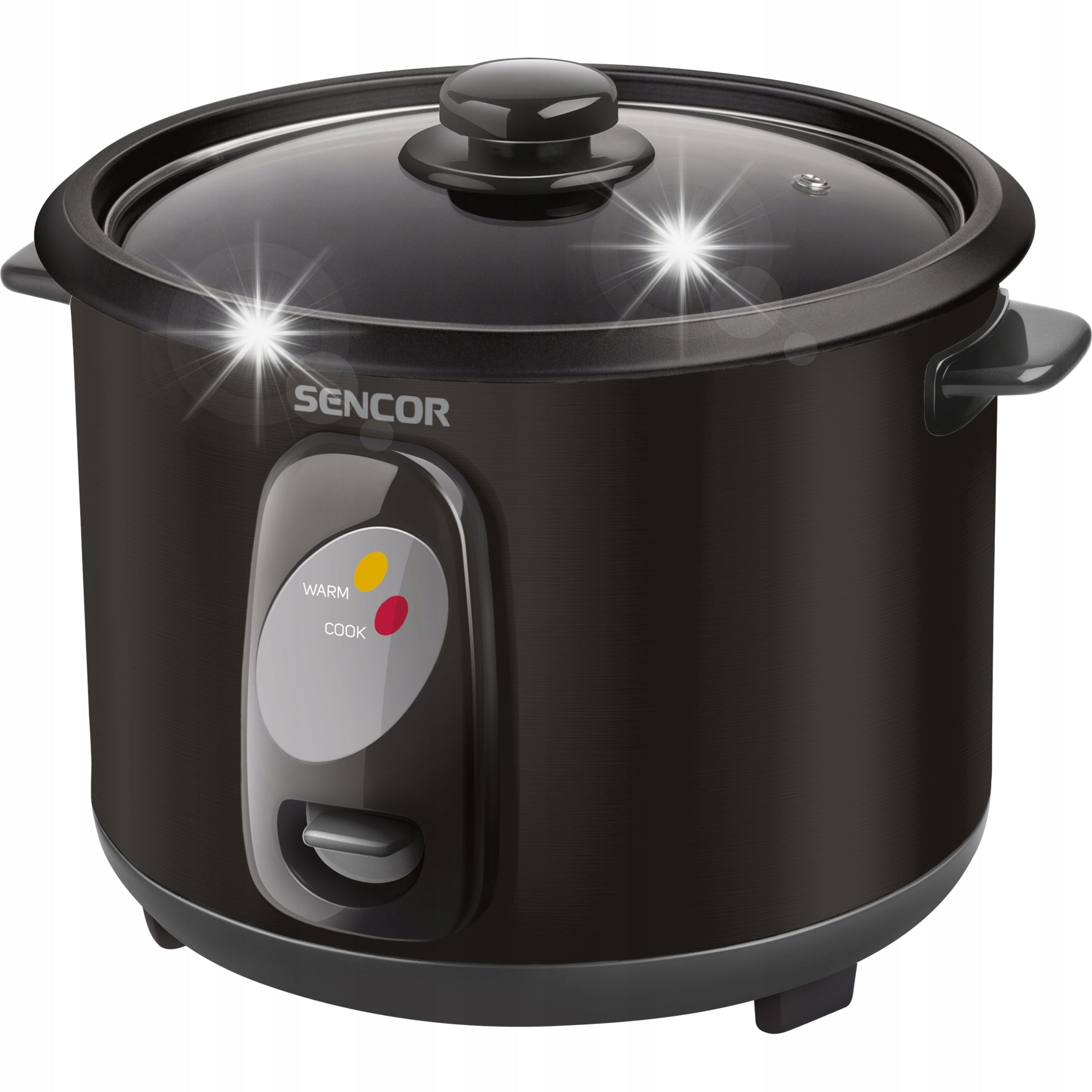 Rice Cooker Steaming Pot Sencor 1L 400W Black Keep Warm up to 6H