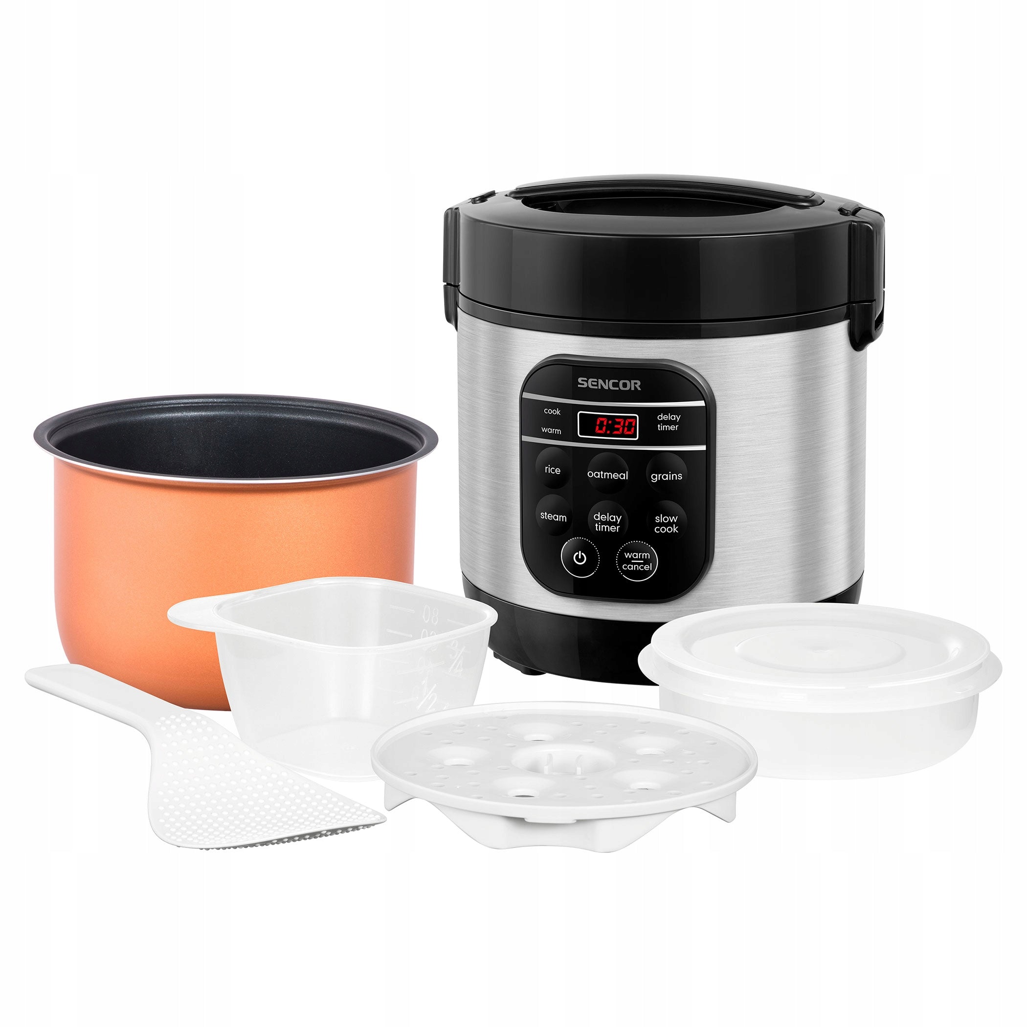 Rice cooker steamer Sencor SRM 0650SS 0,6l 350W jams Brand Sencor