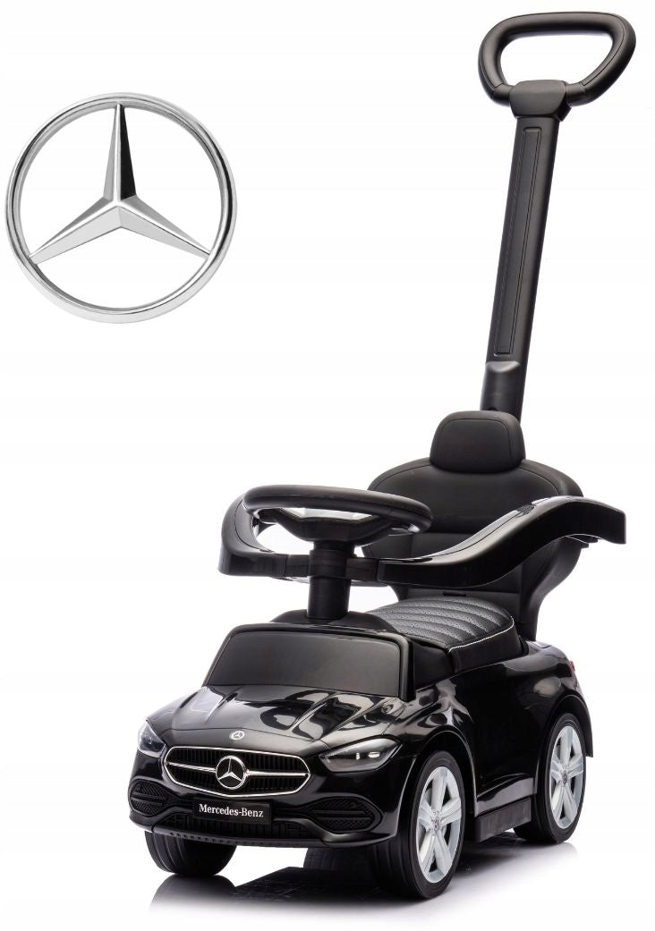 Ride-on Milly Mally Vehicle MERCEDES C-CLASSE DELUXE SEAT ECO LEATHER Manufacturer code MERCEDES C-Class Deluxe Black