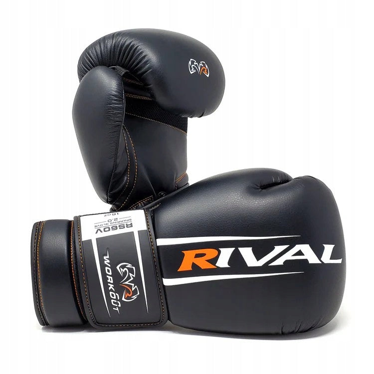 Rival Boxing Gloves RS60V BLACK 18OZ Brand rival boxing