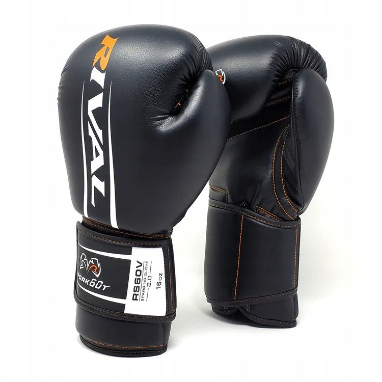 Rival Boxing Gloves RS60V BLACK 18OZ Weight of gloves 18 oz