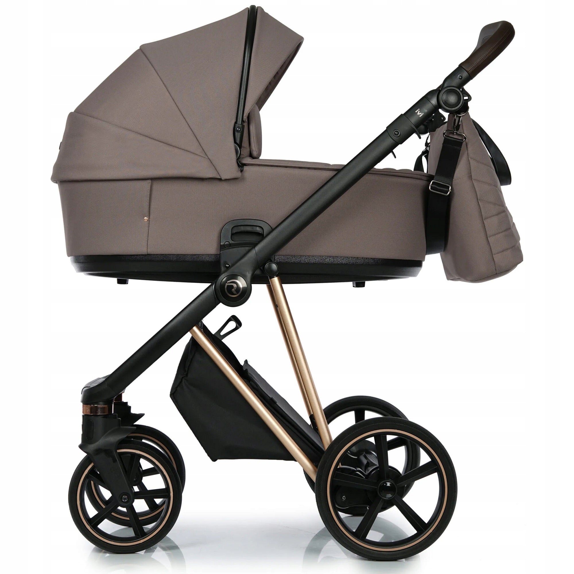 Roan IVI 2.0 deep stroller 2in1 set / Cocoa Rose Brand Roan