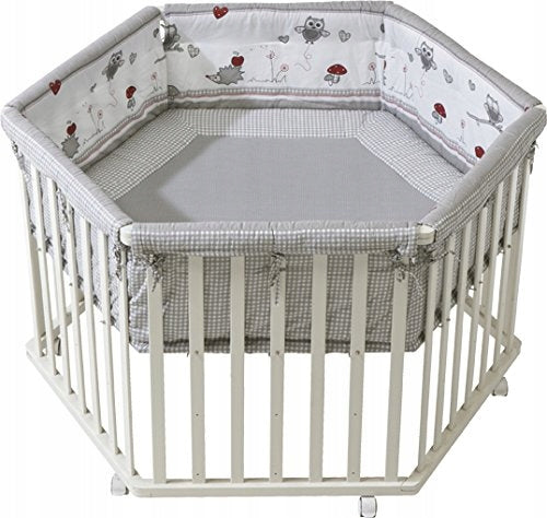Roba 6-Angle White Adam & Eule Playpen Manufacturer code A149588