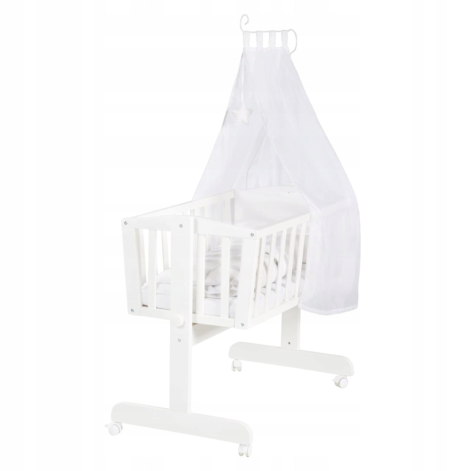 Roba Baby cradle 40 x 90 cm made of wood - Fox & Bunny