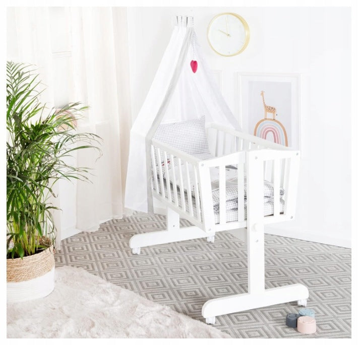 Roba baby cradle 40 x 90 cm Adam and Owl - stroller and cradle on wheels