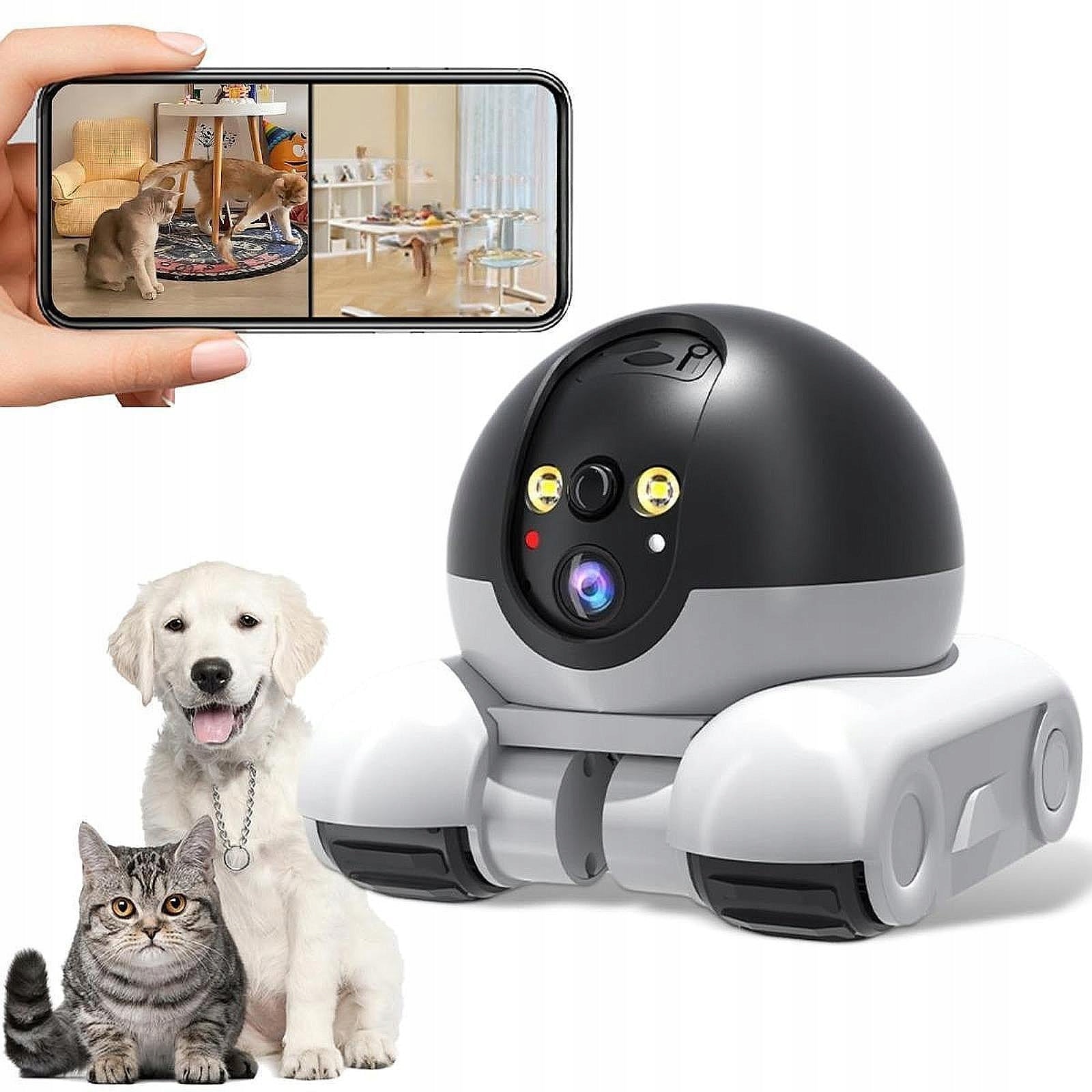 Robot Camera on Wheels 2 Million Pixels Two Way Video Camera for