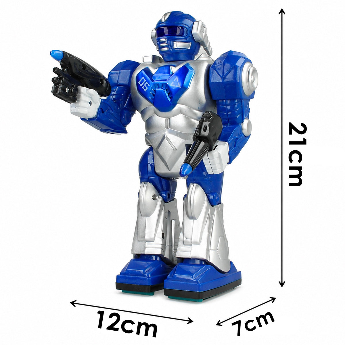 Robot Interactive Walks Fights Moves Arms of Light Sounds of Combat Brand Stator