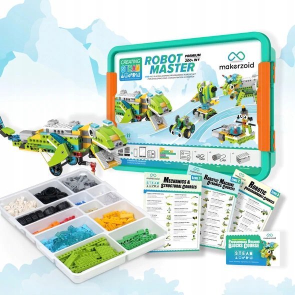 Robot Master Premium - a set of educational blocks with the possibility of coding Packaging status original